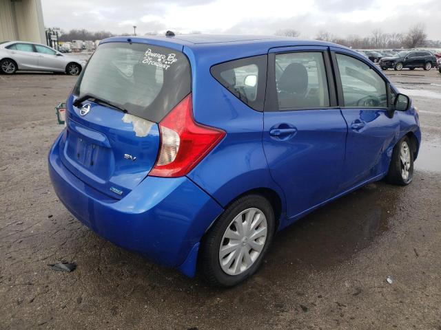 3N1CE2CP0EL373149 - 2014 NISSAN VERSA NOTE S BLUE photo 3