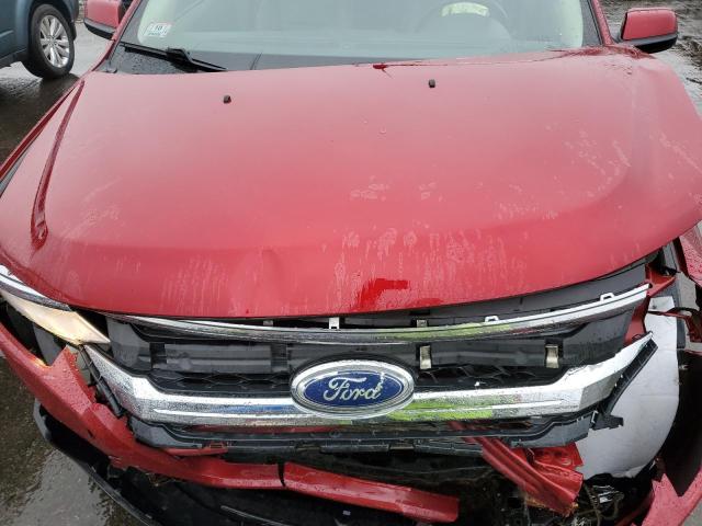 2FMDK4JC9DBA84976 - 2013 FORD EDGE SEL RED photo 11