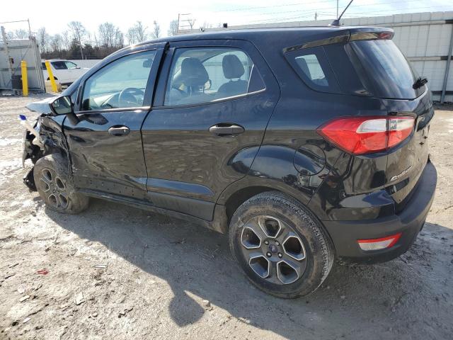 MAJ3S2FE5KC294153 - 2019 FORD ECOSPORT S BLACK photo 2