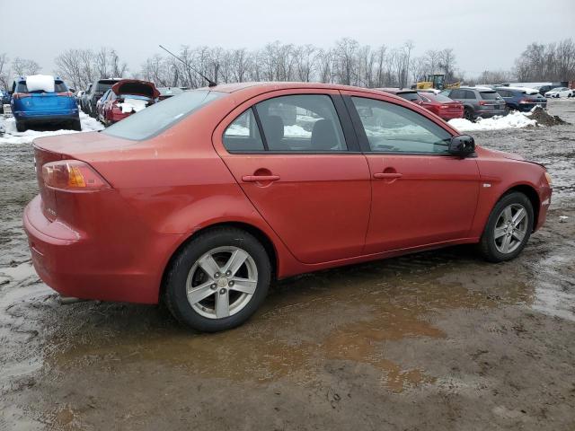 JA3AU26U18U017696 - 2008 MITSUBISHI LANCER ES RED photo 3