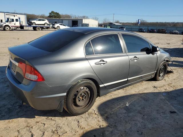 2HGFA1F52AH309645 - 2010 HONDA CIVIC LX GRAY photo 3