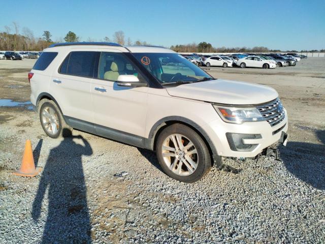 1FM5K7F85GGA03186 - 2016 FORD EXPLORER LIMITED WHITE photo 4