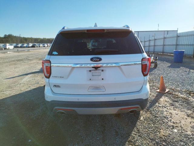 1FM5K7F85GGA03186 - 2016 FORD EXPLORER LIMITED WHITE photo 6