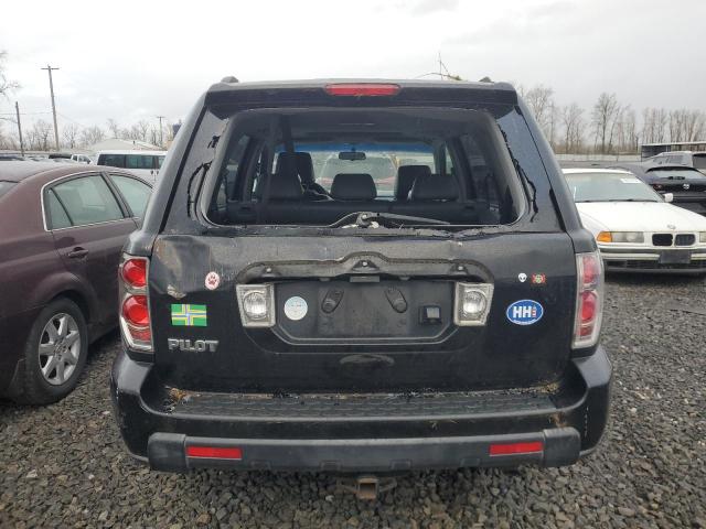 5FNYF28768B001293 - 2008 HONDA PILOT EXL BLACK photo 6