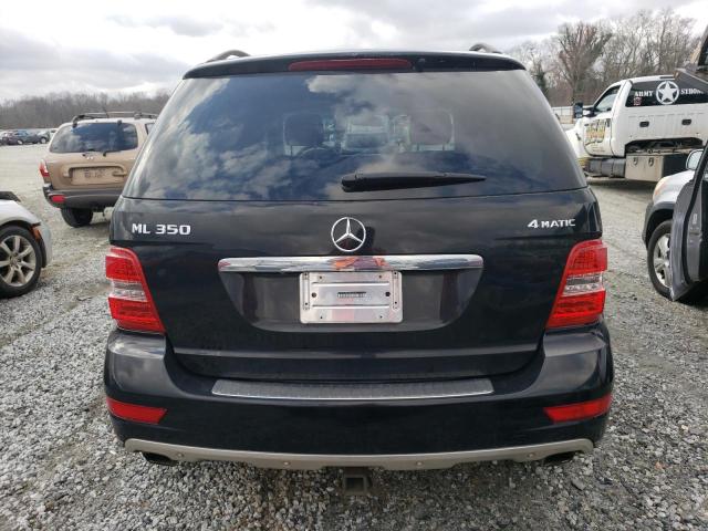 4JGBB8GB4AA591143 - 2010 MERCEDES-BENZ ML 350 4MATIC BLACK photo 6