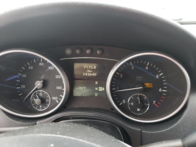 4JGBB8GB4AA591143 - 2010 MERCEDES-BENZ ML 350 4MATIC BLACK photo 9