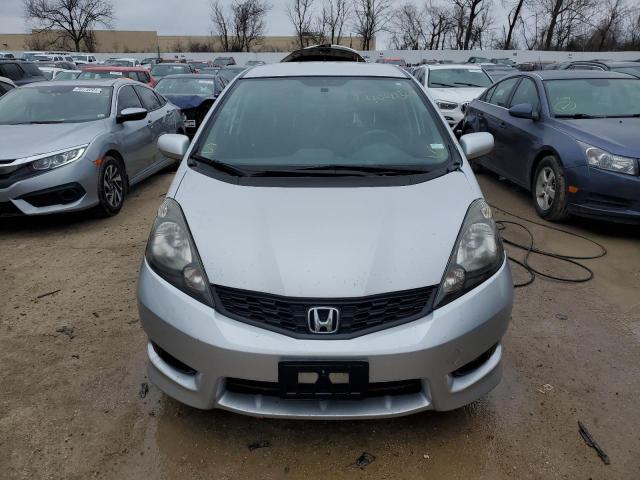 JHMGE8H51DC027838 - 2013 HONDA FIT SPORT SILVER photo 5