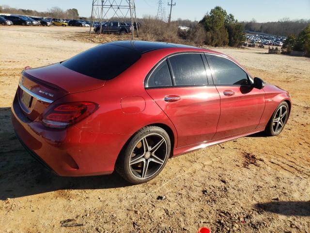 55SWF6EB0GU103144 - 2016 MERCEDES-BENZ C 450 4MATIC AMG RED photo 3