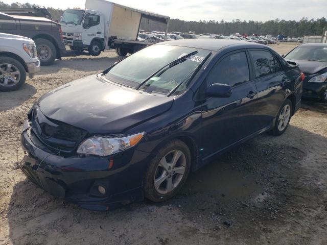 5YFBU4EE3CP054122 - 2012 TOYOTA COROLLA BASE BLUE photo 1