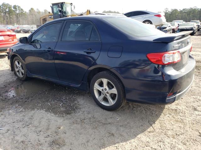 5YFBU4EE3CP054122 - 2012 TOYOTA COROLLA BASE BLUE photo 2