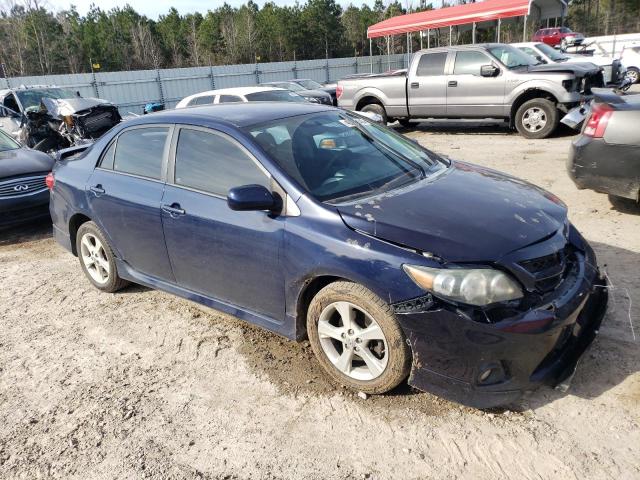 5YFBU4EE3CP054122 - 2012 TOYOTA COROLLA BASE BLUE photo 4