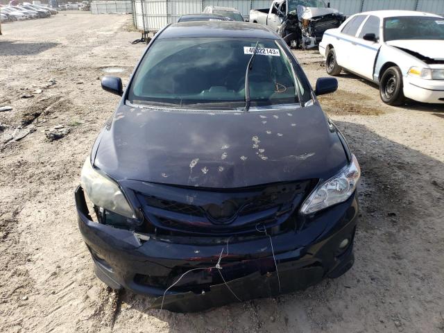 5YFBU4EE3CP054122 - 2012 TOYOTA COROLLA BASE BLUE photo 5