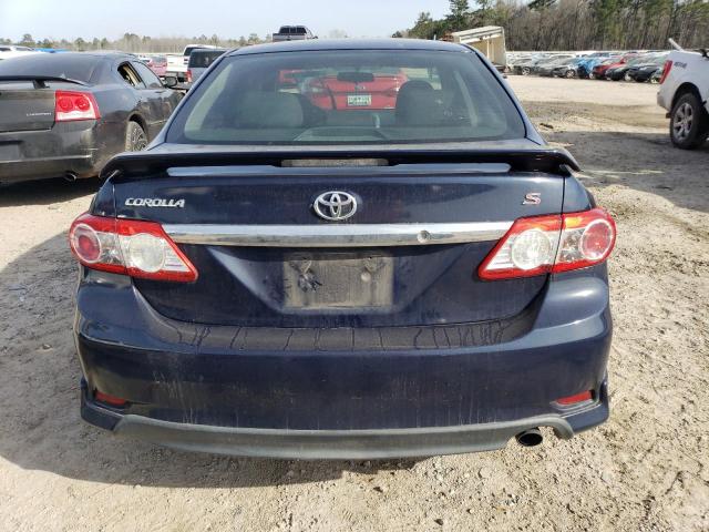 5YFBU4EE3CP054122 - 2012 TOYOTA COROLLA BASE BLUE photo 6
