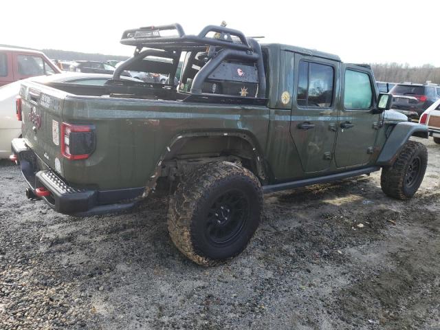 1C6JJTBG4NL156665 - 2023 JEEP GLADIATOR RUBICON GREEN photo 3