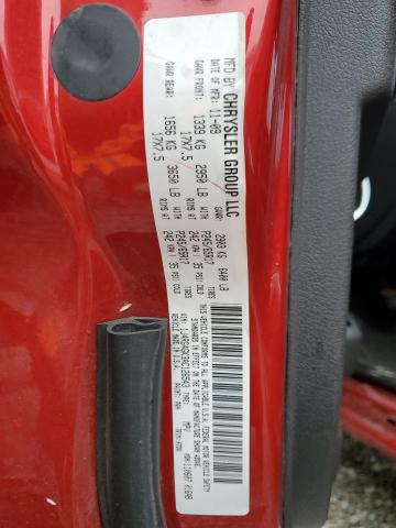 1J4RG4GK3AC126543 - 2010 JEEP COMMANDER SPORT წითელი ფოტო 12