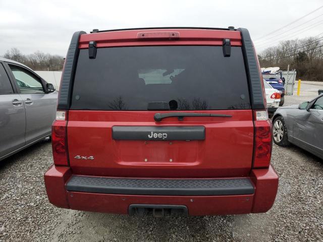 1J4RG4GK3AC126543 - 2010 JEEP COMMANDER SPORT წითელი ფოტო 6