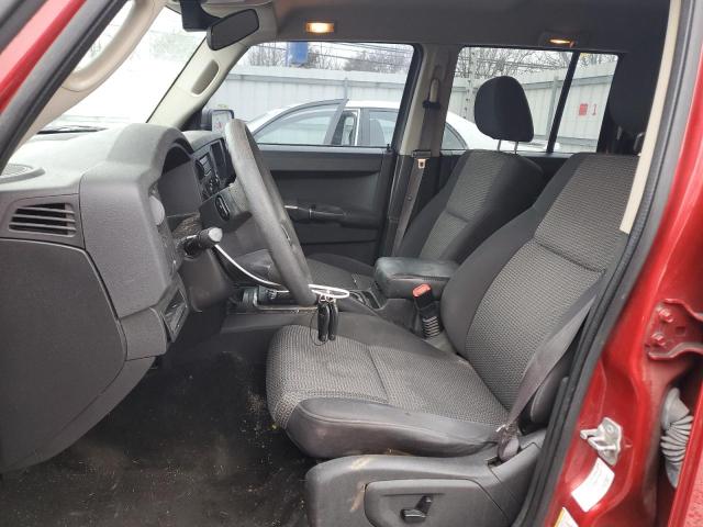 1J4RG4GK3AC126543 - 2010 JEEP COMMANDER SPORT წითელი ფოტო 7