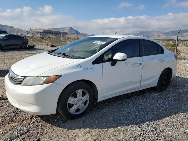 19XFB2F53CE310500 - 2012 HONDA CIVIC LX WHITE photo 1