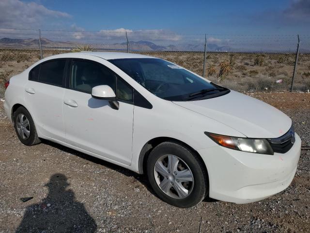 19XFB2F53CE310500 - 2012 HONDA CIVIC LX WHITE photo 4