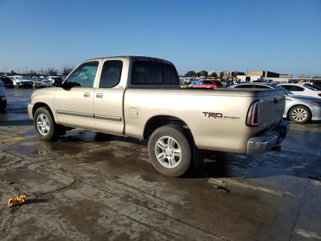 5TBRT34133S434586 - 2003 TOYOTA TUNDRA ACCESS CAB SR5 BEIGE photo 2