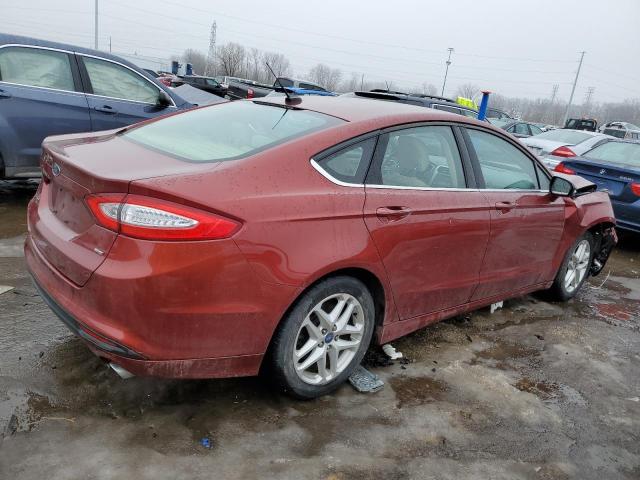 3FA6P0H77ER222670 - 2014 FORD FUSION SE RED photo 3