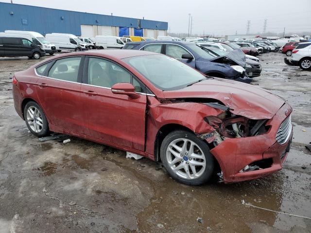 3FA6P0H77ER222670 - 2014 FORD FUSION SE RED photo 4