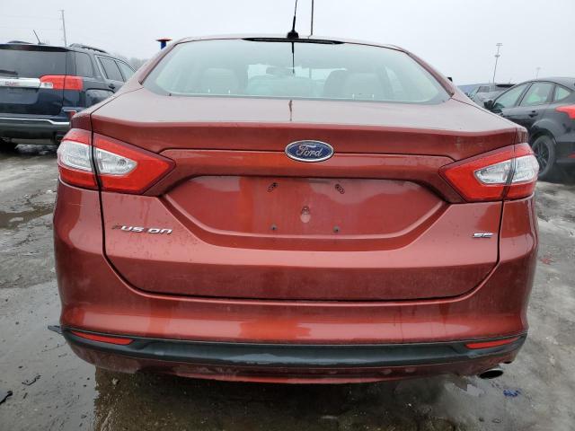 3FA6P0H77ER222670 - 2014 FORD FUSION SE RED photo 6