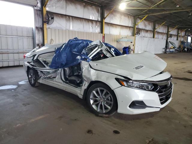 1HGCV1F14NA017147 - 2022 HONDA ACCORD LX WHITE photo 4