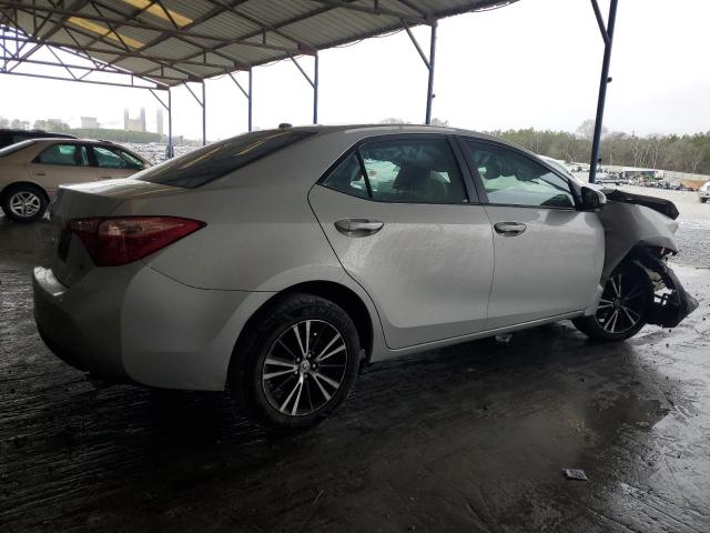 5YFBURHEXJP829019 - 2018 TOYOTA COROLLA L SILVER photo 3