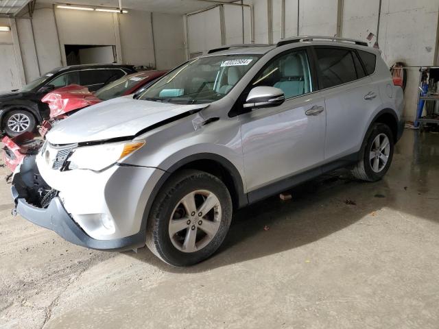 2T3WFREV4DW066831 - 2013 TOYOTA RAV4 XLE SILVER photo 1