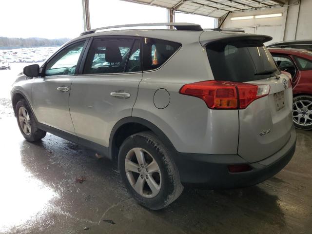 2T3WFREV4DW066831 - 2013 TOYOTA RAV4 XLE SILVER photo 2