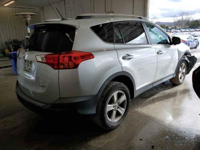 2T3WFREV4DW066831 - 2013 TOYOTA RAV4 XLE SILVER photo 3