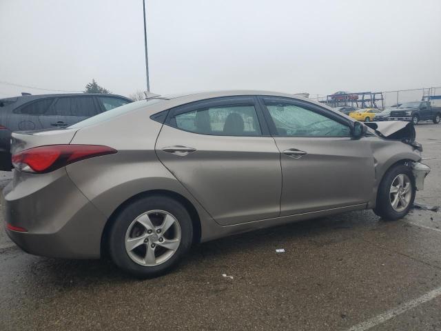 5NPDH4AEXFH647741 - 2015 HYUNDAI ELANTRA SE TAN photo 3