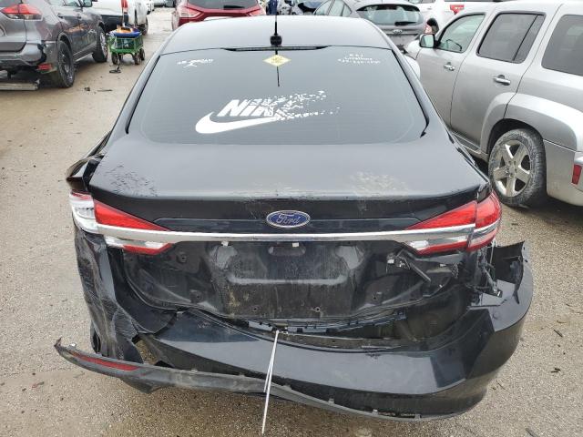 3FA6P0HD1HR129198 - 2017 FORD FUSION SE BLACK photo 6