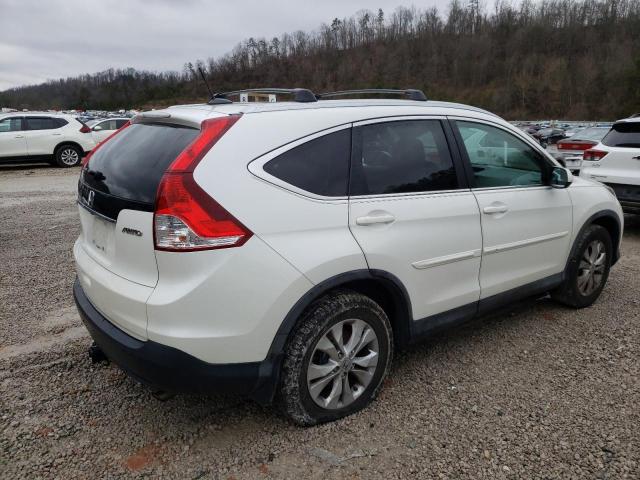 5J6RM4H79DL024672 - 2013 HONDA CR-V EXL WHITE photo 3