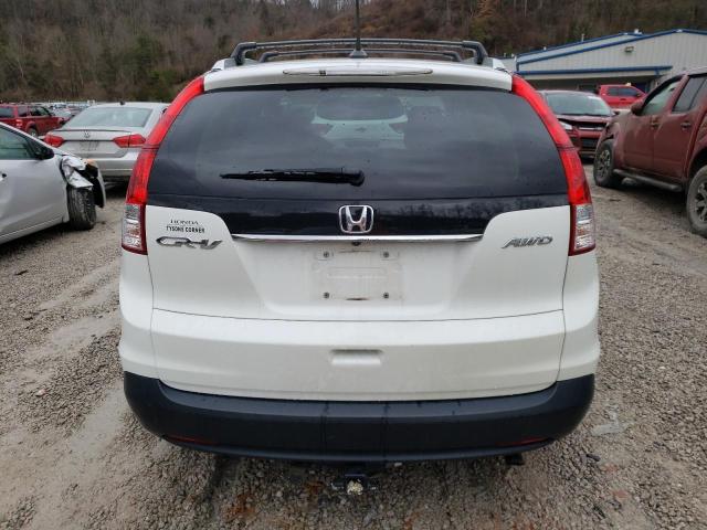 5J6RM4H79DL024672 - 2013 HONDA CR-V EXL WHITE photo 6