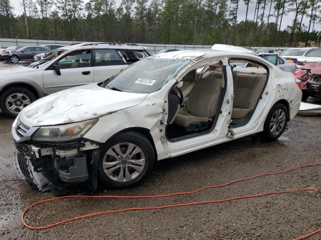 1HGCR2F31DA123131 - 2013 HONDA ACCORD LX WHITE photo 1