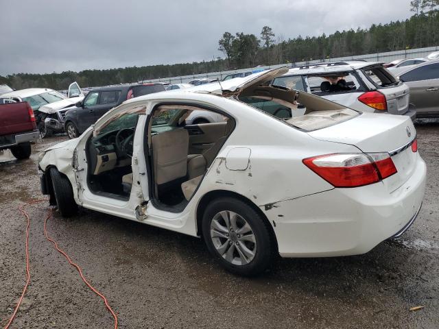 1HGCR2F31DA123131 - 2013 HONDA ACCORD LX WHITE photo 2