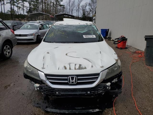 1HGCR2F31DA123131 - 2013 HONDA ACCORD LX WHITE photo 5