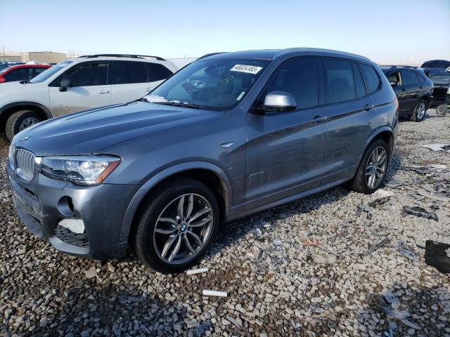 5UXWX7C55G0S16215 - 2016 BMW X3 XDRIVE35I GRAY photo 1