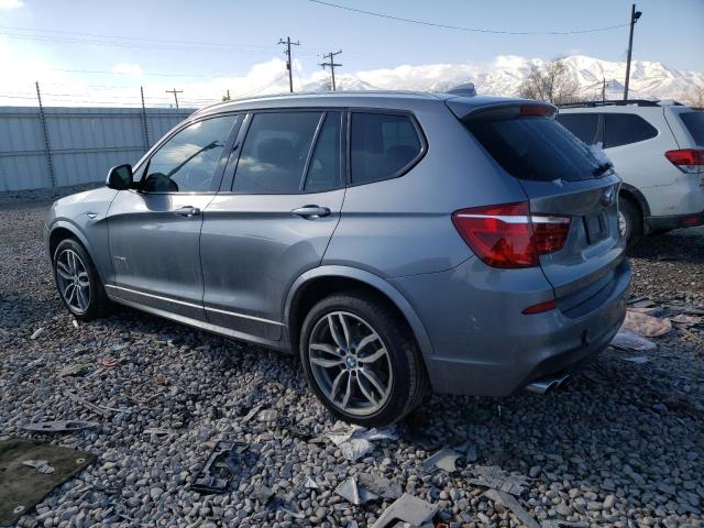 5UXWX7C55G0S16215 - 2016 BMW X3 XDRIVE35I GRAY photo 2