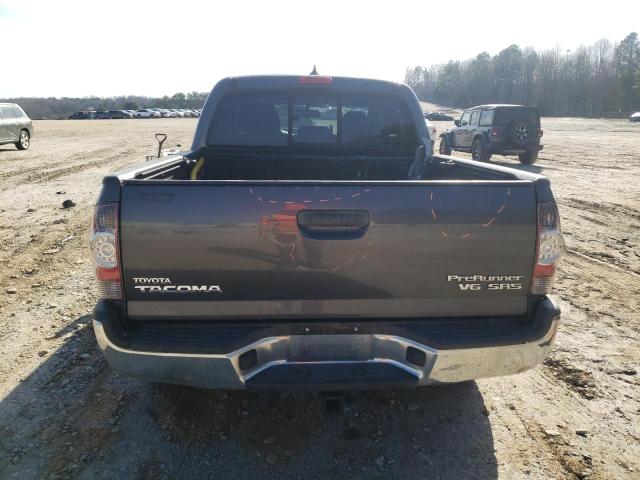 5TFJU4GN6CX025708 - 2012 TOYOTA TACOMA DOUBLE CAB PRERUNNER GRAY photo 6
