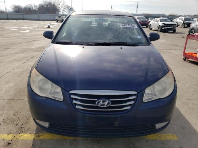 KMHDU4AD6AU905637 - 2010 HYUNDAI ELANTRA BLUE PURPLE photo 5