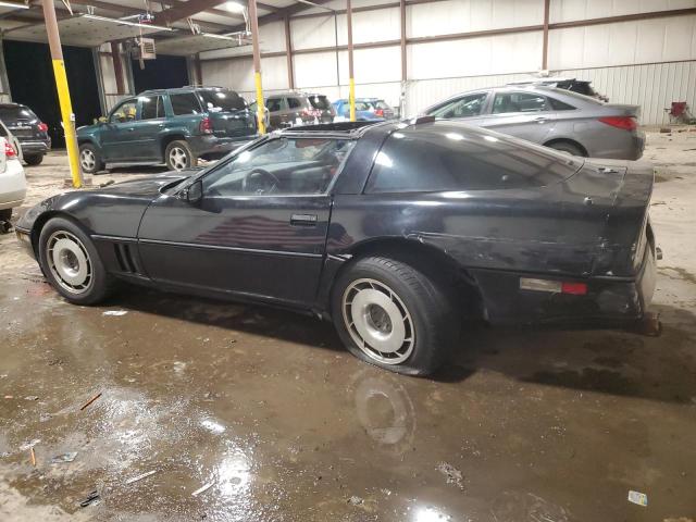 1G1YY2180H5128368 - 1987 CHEVROLET CORVETTE BLACK photo 2