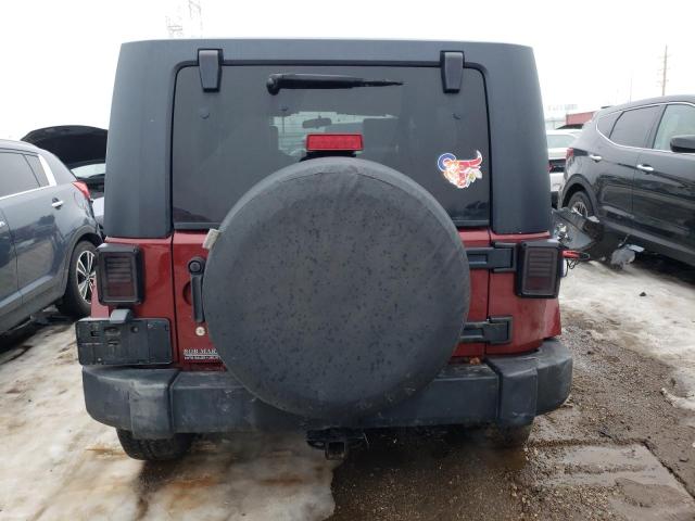 1J4GA59107L141755 - 2007 JEEP WRANGLER SAHARA MAROON photo 6