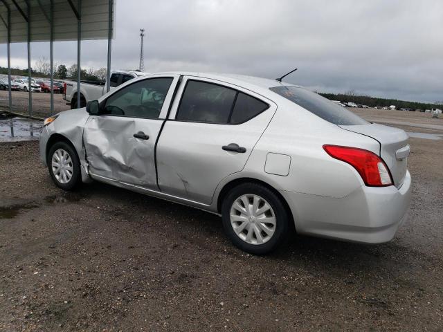 3N1CN7AP1FL921662 - 2015 NISSAN VERSA S SILVER photo 2