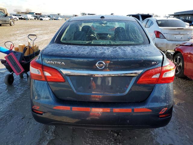 3N1AB7AP5HY244539 - 2017 NISSAN SENTRA S BLUE photo 6