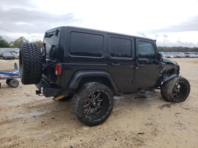 1C4BJWEG8EL109309 - 2014 JEEP WRANGLER U SAHARA BLACK photo 3