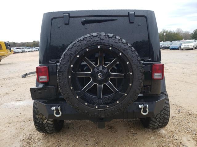 1C4BJWEG8EL109309 - 2014 JEEP WRANGLER U SAHARA BLACK photo 6