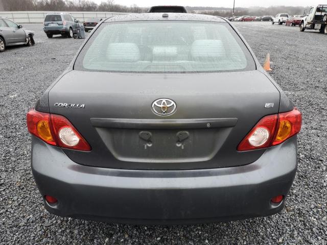 2T1BU4EE3AC357060 - 2010 TOYOTA CORROLA BASE GRAY photo 6